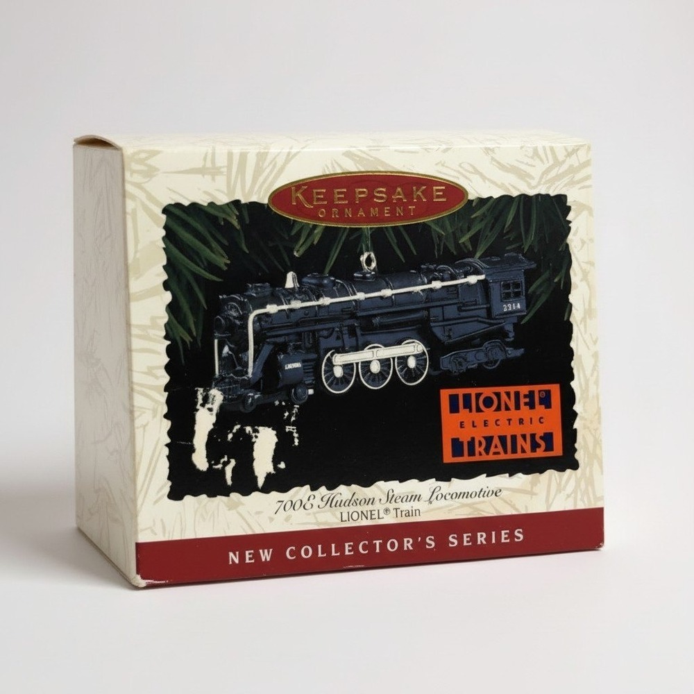 Hallmark Keepsake Christmas Ornament 1996 Lionel Trains Hudson Steam Locomotive